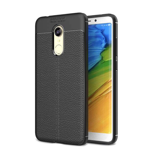 Auto Focus Leather Case For Xiaomi Redmi 5 Plus، کاور اتوفوکس مدل leather مناسب برای گوشی شیائومی Redmi 5 Plus