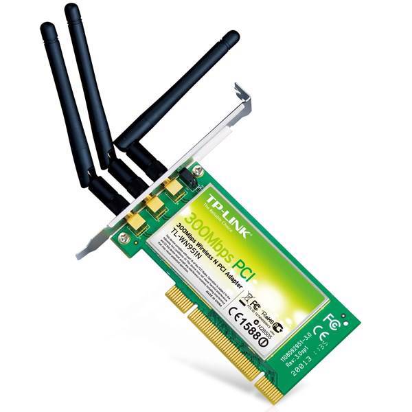 TP-LINK TL-WN951N 300Mbps Wireless N PCI Adapter، کارت شبکه بی‌سیم تی-پی لینک مدل TL-WN951N