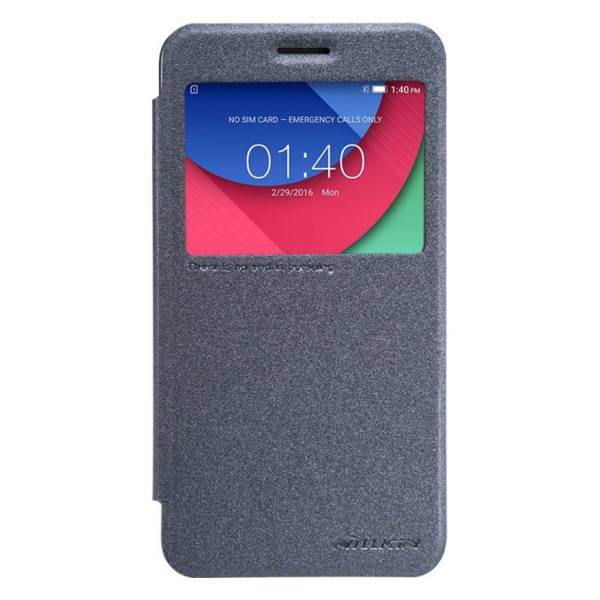 Nillkin New Leather Sparkle Flip Cover For Lenovo Vibe K5، کیف کلاسوری نیلکین مدل New Leather Sparkle مناسب برای گوشی موبایل لنوو Vibe K5