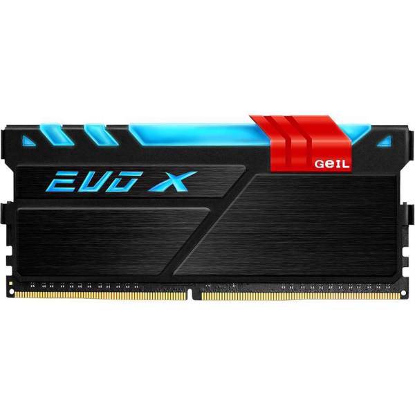 Geil Evo X DDR4 2400MHz CL17 Single Channel Desktop RAM 16GB، رم دسکتاپ DDR4 تک کاناله 2400 مگاهرتز CL17 گیل مدل Evo X ظرفیت 16 گیگابایت