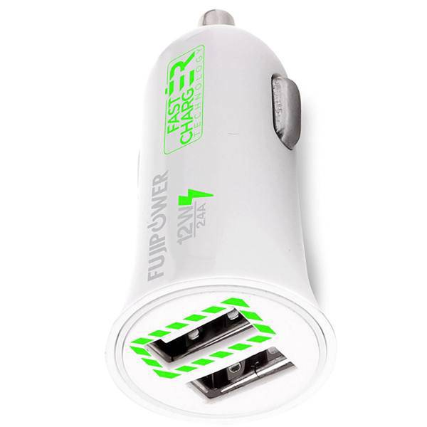 Fujipower FPFCMCH2USB24 Car Charger، شارژر فندکی فوجی پاور مدل FPFCMCH2USB24