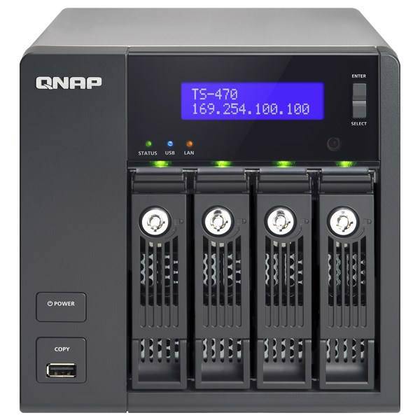 Qnap TS-470 NASiskless، ذخیره ساز تحت شبکه کیونپ مدل TS-470 بدون هارددیسک