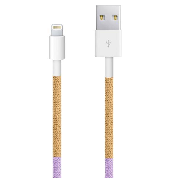 Vod Ex C-41 USB To Lightning Cable 1m، کابل تبدیل USB به Lightning ود اکس مدل C-41 به طول 1 متر