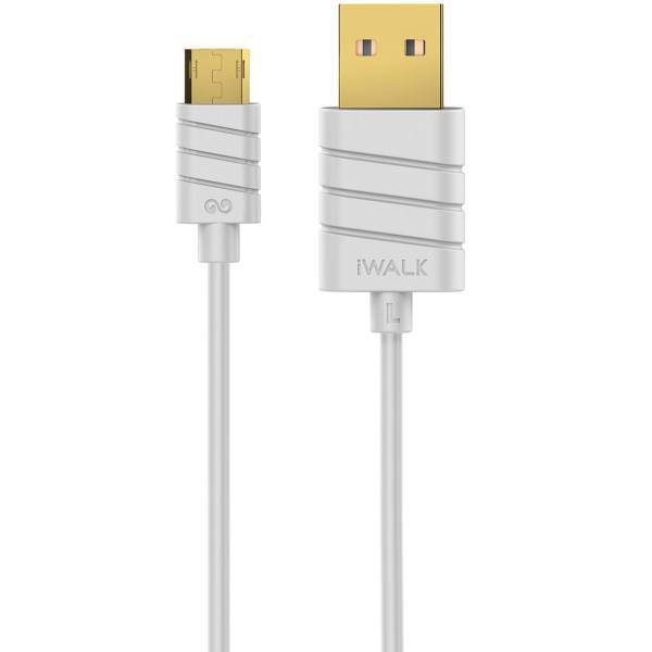 iWalk CST003MD USB to microUSB Cable 1m، کابل تبدیل USB به microUSB آی واک مدل CST003MD طول 1 متر