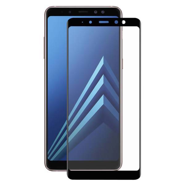Tempered Full Glue Glass Screen Protector For Samsung Galaxy A8 Plus 2018، محافظ صفحه نمایش تمپرد مدل فول چسب مناسب برای گوشی موبایل سامسونگ Galaxy A8 Plus 2018