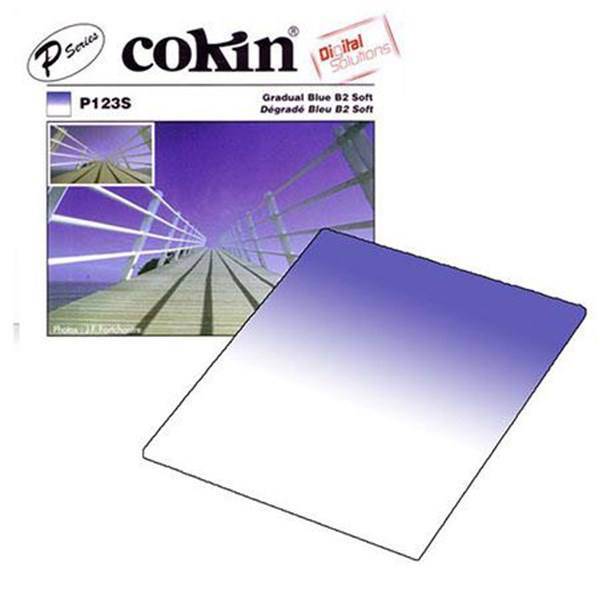 Cokin Gradual BLUE B2 SOFT P123S Lens Filter، فیلتر لنز کوکین مدل گرجوال بلو B2 سافت P123S