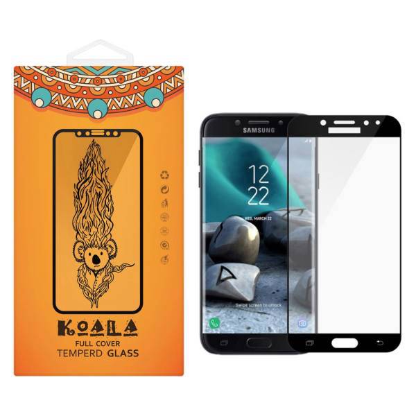 KOALA Full Cover Glass Screen Protector For Samsung Galaxy J7 Pro، محافظ صفحه نمایش شیشه ای کوالا مدل Full Cover مناسب برای گوشی موبایل سامسونگ Galaxy J7 Pro