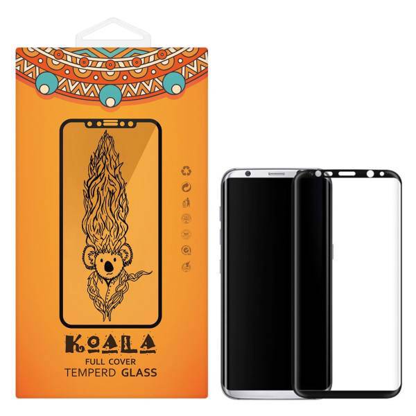 KOALA Full Cover Glass Screen Protector For Samsung Galaxy S8، محافظ صفحه نمایش شیشه ای کوالا مدل Full Cover مناسب برای گوشی موبایل سامسونگ Galaxy S8