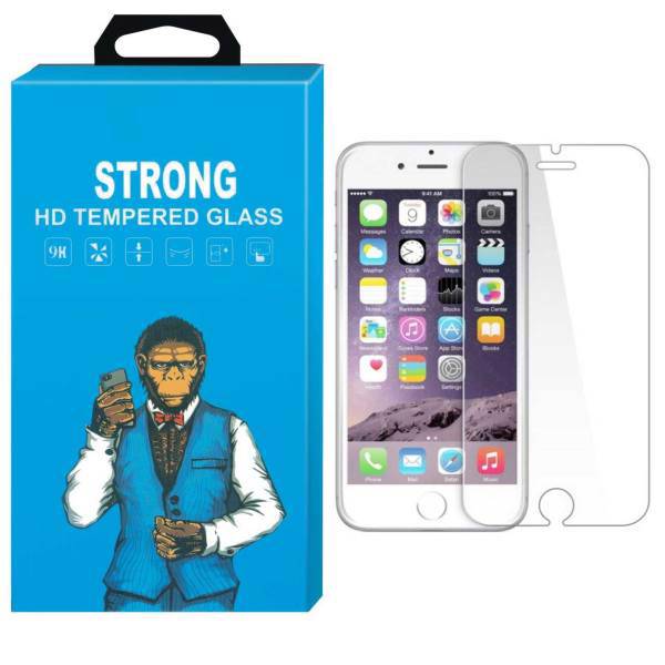 Strong Tempered Glass Screen Protector For Apple Iphone 6/6S، محافظ صفحه نمایش شیشه ای تمپرد مدل Strong مناسب برای گوشی اپل آیفون 6/6S