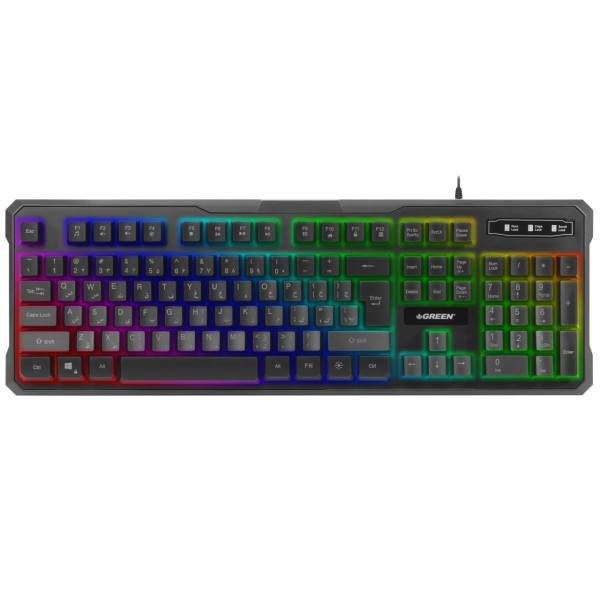 Green GK601-RGB Gaming Keyboard، کیبورد مخصوص بازی گرین مدل GK601-RGB