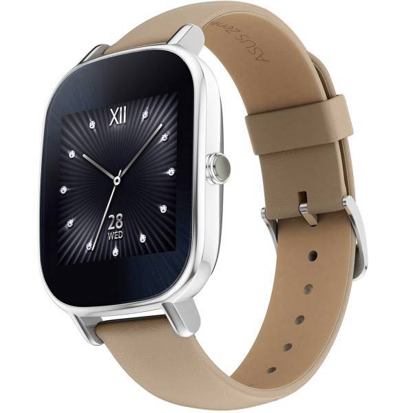 Asus Zenwatch 2 WI502Q With Leather Strap، ساعت هوشمند ایسوس مدل زن واچ 2 WI502Q با بند چرمی