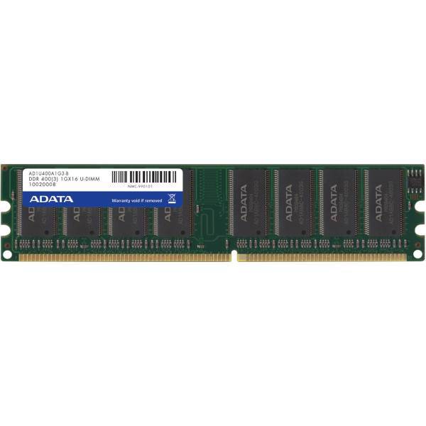 ADATA Premier DDR 400MHz Single Channel Desktop RAM - 1GB، رم دسکتاپ DDR تک کاناله 400 مگاهرتز ای دیتا مدل Premier ظرفیت 1 گیگابایت