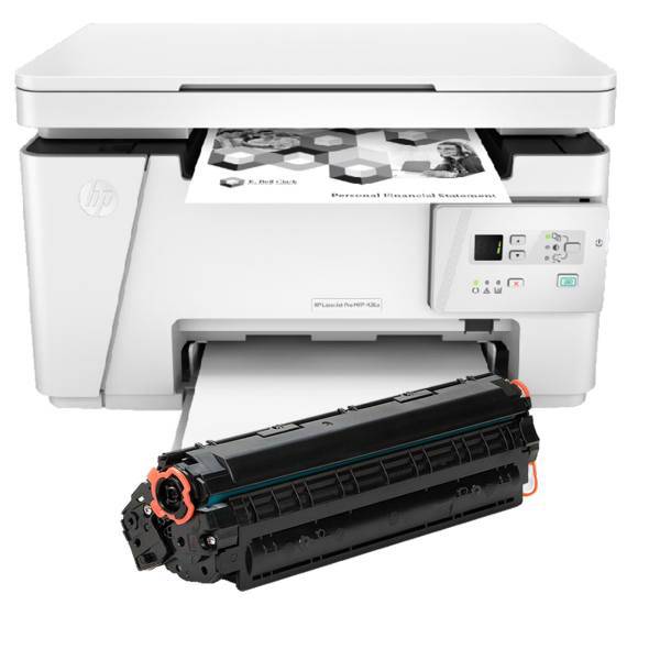 LaserJet P26A LaserJet LaserJet Printer with Extra Toner، پرینتر لیزری اچ پی مدل LaserJet P26A به همراه یک تونر اضافه