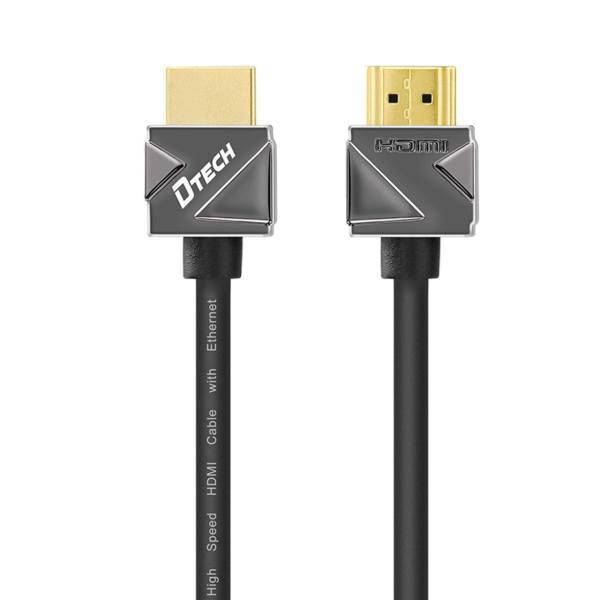 Dtech DT-H201 Slim HDMI 2.0 CABLE 1.5m، کابل HDMI دیتک مدل DT-H201 به طول 1.5 متر