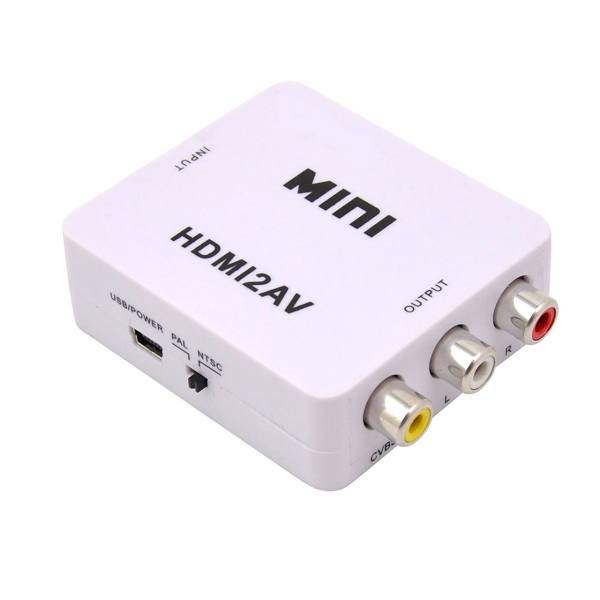 Mini HDMI to AV Convertor، مبدل HDMI به AV مدل Mini