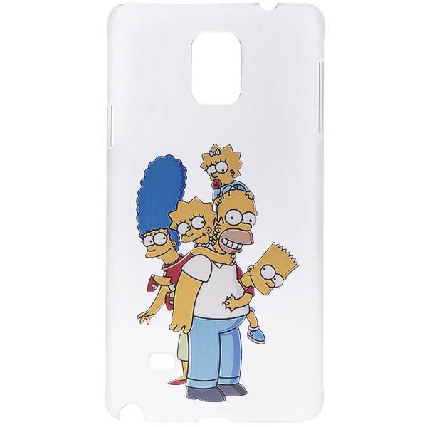 Simpsons Family Cover For Samsung Galaxy Note 4، کاور گوشی موبایل مدل Simpsons Family مناسب برای سامسونگ گلکسی نوت 4