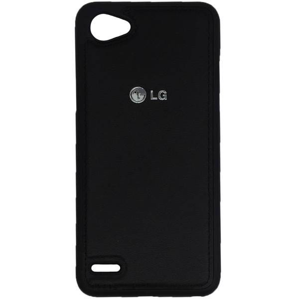 TPU Leather Design Cover For LG Q6، کاور ژله ای طرح چرم مناسب برای گوشی موبایل LG Q6