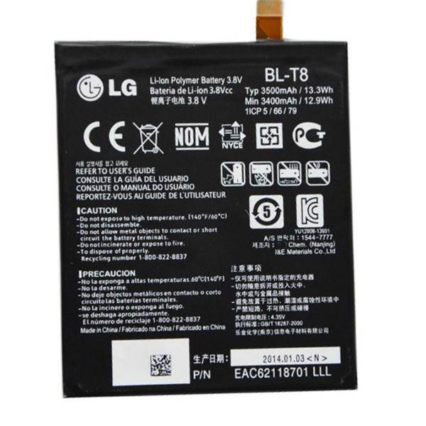 LG BL-T8 3500 Mah Mobile Phone Battery، باتری موبایل ال جی مدل BL-T8 با ظرفیت 3500 میلی آمپر ساعت