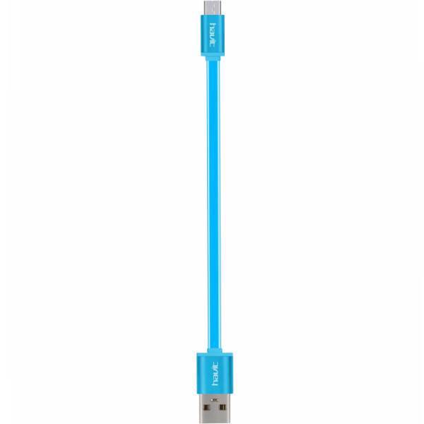 Havit HV-CB668 Flat USB To microUSB Cable 0.18m، کابل تخت تبدیل USB به microUSB هویت مدل HV-CB668 به طول 0.18 متر