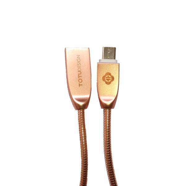 Totu Alloy USB to Micro USB Cable 1m، کابل تبدیل USB به Micro USB توتو مدل Alloy به طول 1 متر
