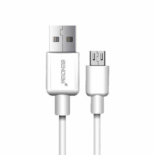 SENDEM M6 USB To MicroUSB Cable 1m، کابل تبدیل MicroUSB به USB سند ای ام مدلM1 طول 1 متر