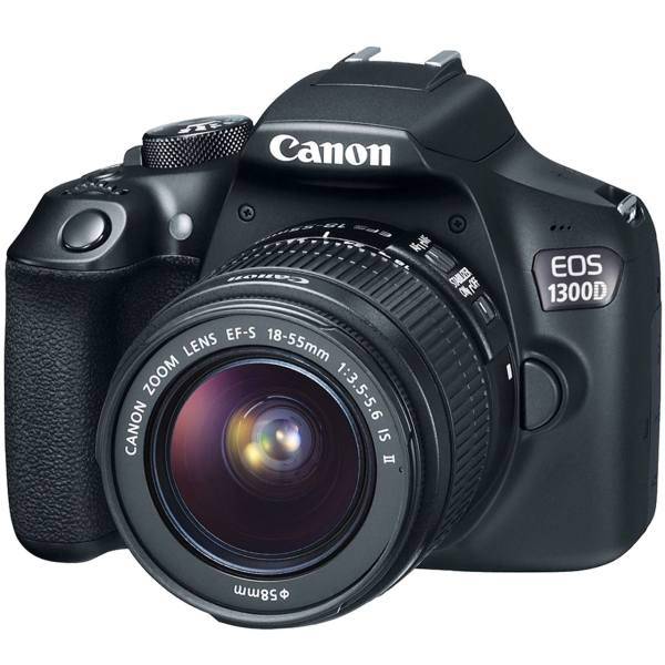 Canon EOS 1300D Digital Camera with 18-55mm IS II Lens، دوربین دیجیتال کانن مدل EOS 1300D به همراه لنز 18-55 میلی متر IS II