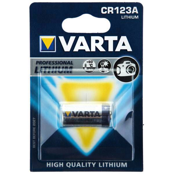 Varta CR123A Lithium Battery، باتری لیتیومی وارتا مدل CR123A