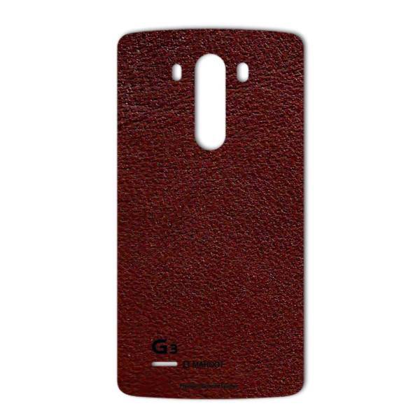 MAHOOT Natural Leather Sticker for LG G3، برچسب تزئینی ماهوت مدلNatural Leather مناسب برای گوشی LG G3