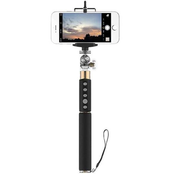 Rock Smart Selfie Shutter And Stick Monopod، پایه مونوپاد راک مدل اسمارت سلفی شاتر اند استیک