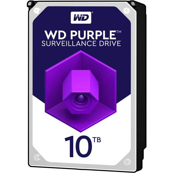 Western Digital Purple WD100PURZ Internal Hard Disk 10TB، هارددیسک اینترنال وسترن دیجیتال مدل Purple WD100PURZ ظرفیت 10 ترابایت