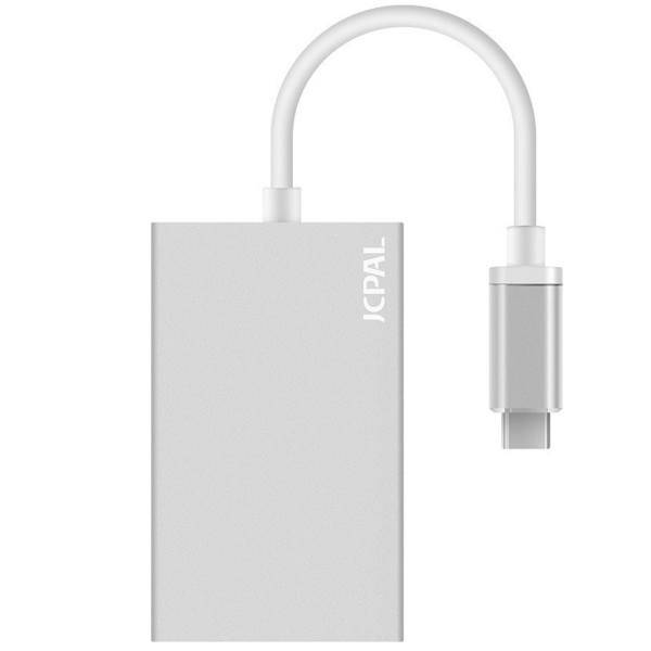 JCPAL Linx USB-C to 4-Port USB3.0 Hub، هاب USB-C چهار پورت جی سی پال مدل Linx