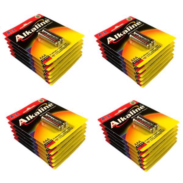 ABC Alkaline AAA Battery Pack of 48، باتری نیم قلمی ای بی سی مدل Alkaline بسته 48 عددی
