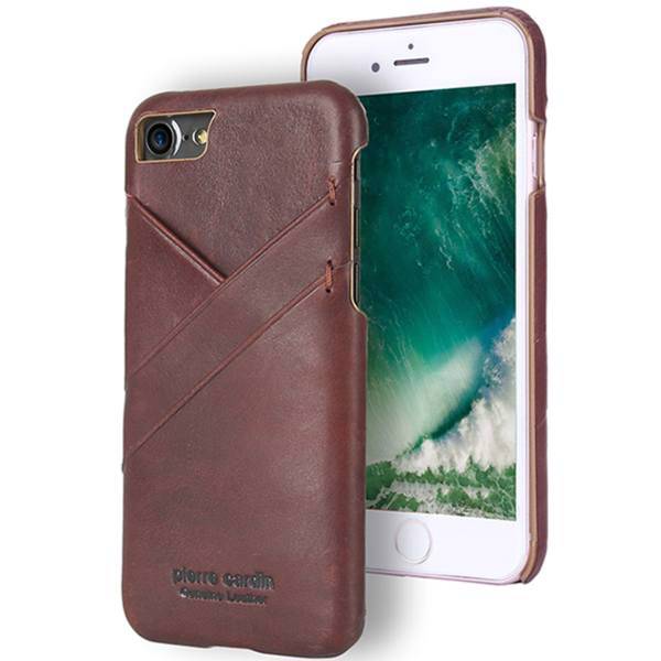 Pierre Cardin PCS-P19 Leather Cover For iPhone 8 / iphone 7، کاور چرمی پیرکاردین مدل PCS-P19 مناسب برای گوشی آیفون 7 و آیفون 8