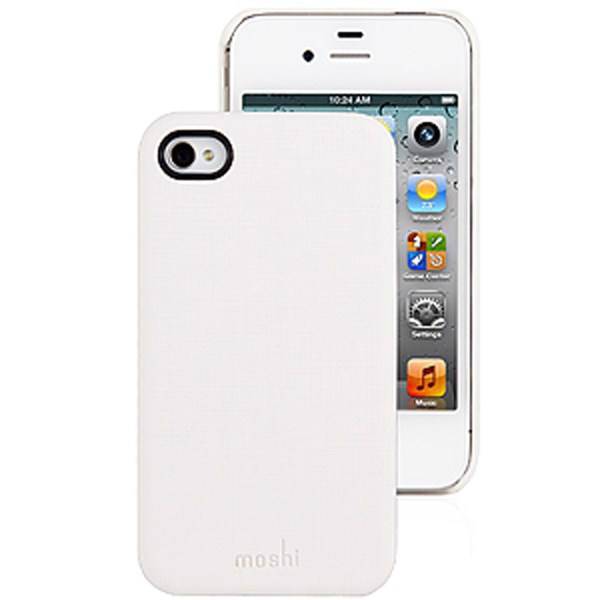 Moshi iGlaze Kameleon iPhone 4/4s White، قاب محافظ گوشی آیفون 4S موشی آی گلیز کاملیون سفید