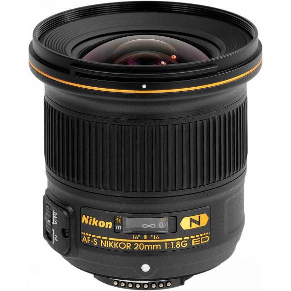 Nikon AF-S Nikkor 20mm f/1.8G ED Lens، لنز دوربین نیکون مدل AF-S Nikkor 20mm f/1.8G ED