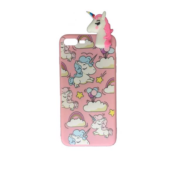 کاور ژله ای تک شاخ مدل unicorn 01 مناسب برای گوشی اپل 7plus/8plus