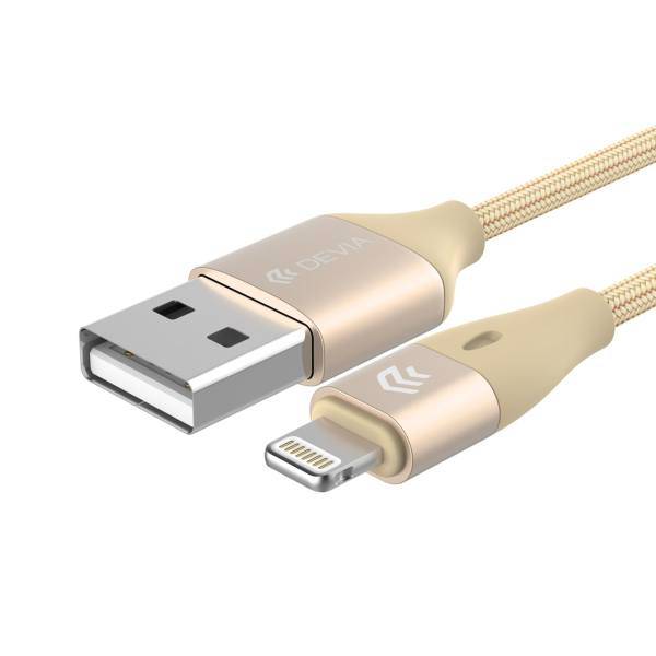 Devia Blitz LED USB To Lightning Cable 1.2m، کابل تبدیل USB به لایتنینگ دویا مدل Blitz LED به طول 1.2 متر