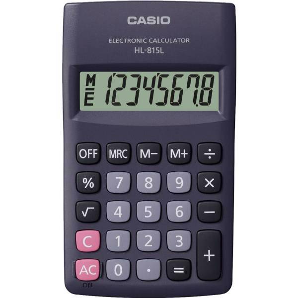 Casio HL-815 LBK Calculator، ماشین حساب کاسیو HL-815 LBK