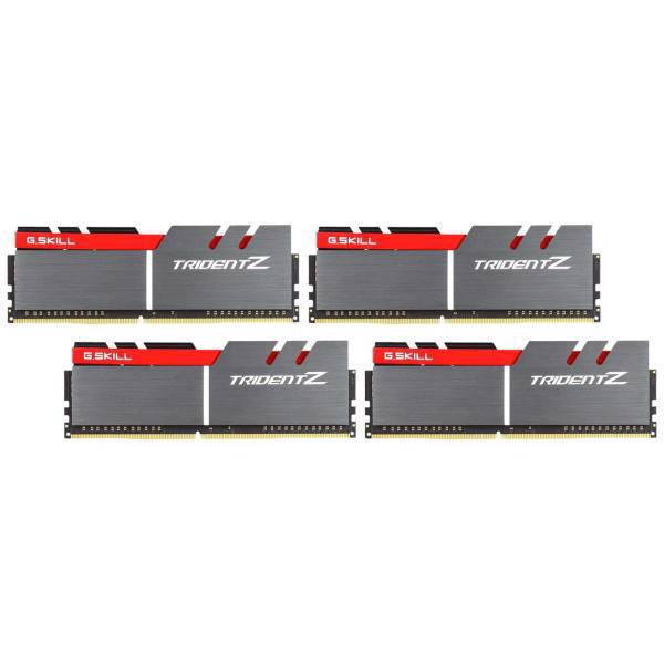 G.SKILL TRIDENT Z DDR4 3200MHz CL18 Quad Channel Desktop RAM - 32GB، رم دسکتاپ DDR4 چهار کاناله 3200 مگاهرتز CL18 جی اسکیل مدل TRIDENT Z ظرفیت 32 گیگابایت