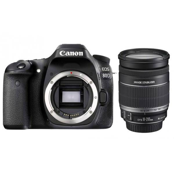 Canon Eos 80D Digital Camera With 18-200mm Lens، دوربین دیجیتال کانن مدل Eos 80D به همراه لنز 200-18 میلی متر