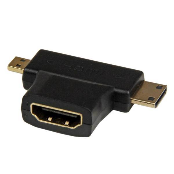 A-3 MICRO HDMI AND MINI HDMI TO HDMI FEMALE ADAPTER، مبدل MINI HDMI،MICRO HDMI به HDMI به مدل A-3