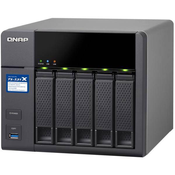 Qnap TS-531X NASiskless، ذخیره ساز تحت شبکه کیونپ مدل TS-531X بدون دیسک