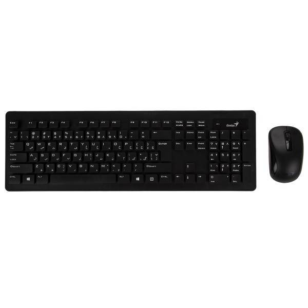 Genius SlimStar 8005 Wireless Keyboard and Mouse with Persian Letters، کیبورد و ماوس بی سیم جنیوس مدل SlimStar 8005 با حروف فارسی