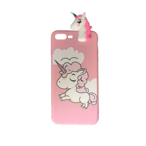کاور ژله ای تک شاخ مدل unicorn 02 مناسب برای گوشی اپل 7plus/8plus2