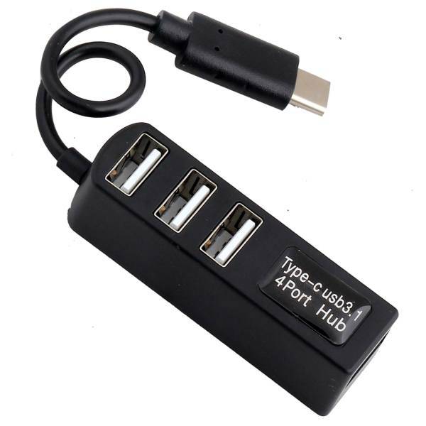 P-3101 Type-C USB 3.1 4port hub، هاب USB 3.1 Type-C چهار پورت مدل P-3101