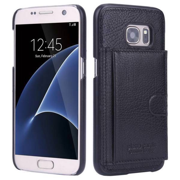 Pierre Cardin PCL-P17 Leather Cover For Samsung Galaxy S7، کاور چرمی پیرکاردین مدل PCL-P17 مناسب برای گوشی سامسونگ گلکسی S7