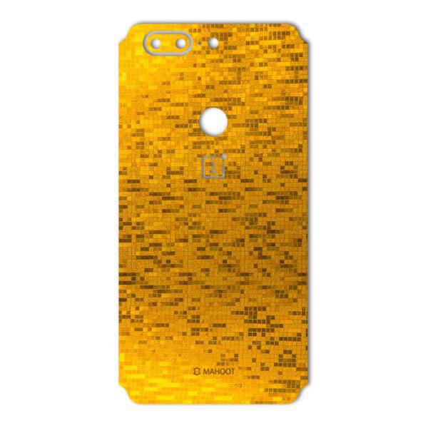 MAHOOT Gold-pixel Special Sticker for OnePlus 5T، برچسب تزئینی ماهوت مدل Gold-pixel Special مناسب برای گوشی OnePlus 5T