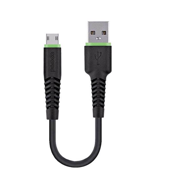 Porodo PD-M8-0.2M USB to microUSB Cable 20cm، کابل تبدیل USB به microUSB پرودو مدل PD-M8-0.2M به طول 20 سانتی متر