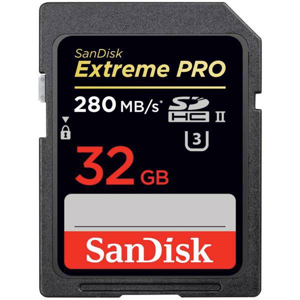 SanDisk Extreme Pro Class 10 UHS-II U3 280MBps microSDHC - 32GB، کارت حافظه microSDHC سن دیسک مدل Extreme Pro کلاس 10 استاندارد UHS-II U3 سرعت 280MBps ظرفیت 32 گیگابایت