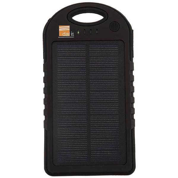 Datis DB-T16 12000 mAh Solar Power Bank، شارژر همراه خورشیدی داتیس مدل T16 با ظرفیت 12000 میلی آمپر ساعت